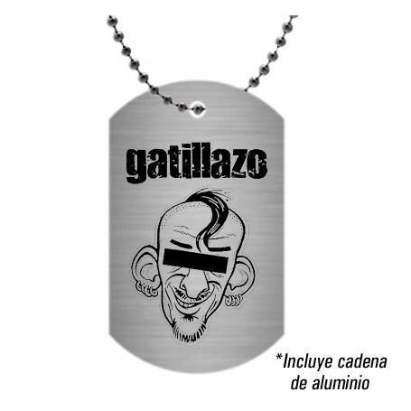 Colgante/Placa aluminio "Caricatura Evaristo"