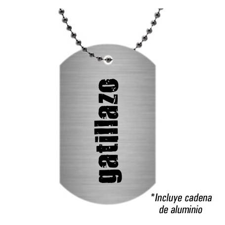 Colgante/Placa aluminio "Logotipo"