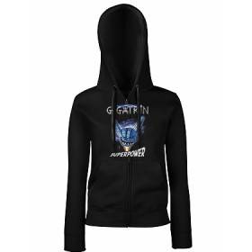 Sudadera cremallera "Superpower"