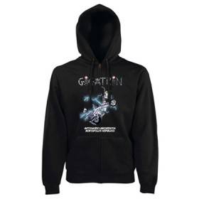 Sudadera cremallera "Motosaurio"