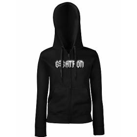 Sudadera cremallera "Logo Gris"