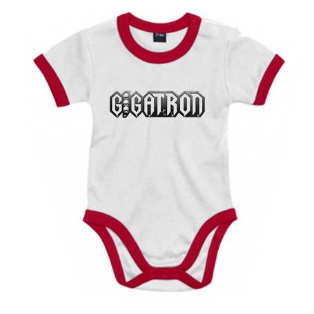 Body bebé con ribete "Logo Gris" 2