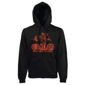 Sudadera cremallera "Heavy hasta la muerte"