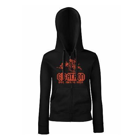 Sudadera cremallera "Heavy hasta la muerte" 2