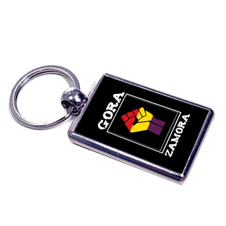 Llavero metálico "Bandera"