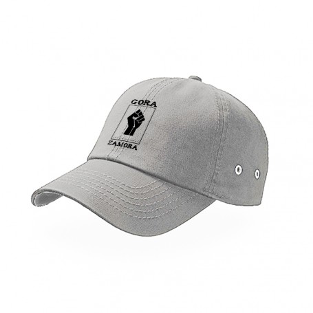 Gorra "Gora Zamora" estampación negra