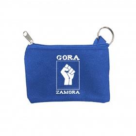 Monedero-llavero "Gora Zamora" estampación blanca