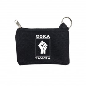 Monedero-llavero "Gora Zamora" estampación blanca