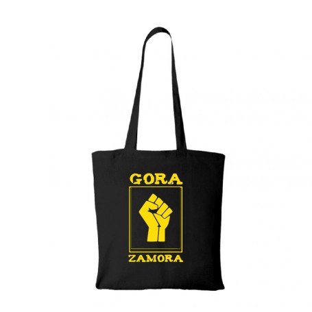 Bolsa de tela "Gora Zamora" estampación amarilla