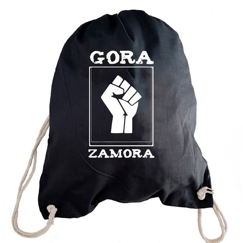 Mochila "Gora Zamora" estampación blanca