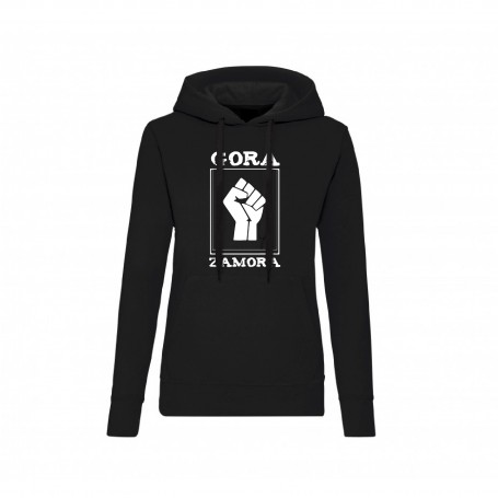 Sudadera "Gora Zamora" estampación blanca 2