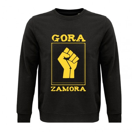 Sudadera de algodón orgánico "Gora Zamora" estampación...