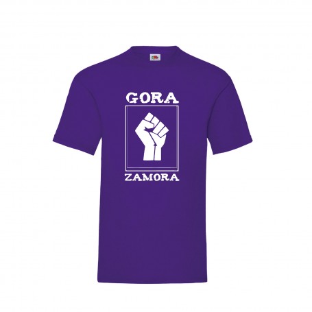 Camiseta "Gora Zamora" estampación blanca 2