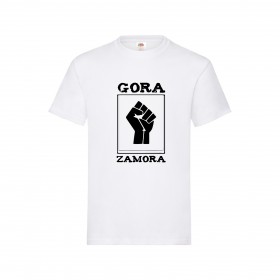Camiseta "Gora Zamora" estampación negra