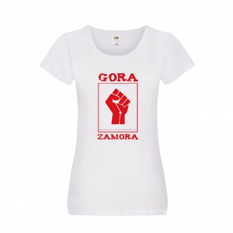 Camiseta "Gora Zamora" estampación roja 2
