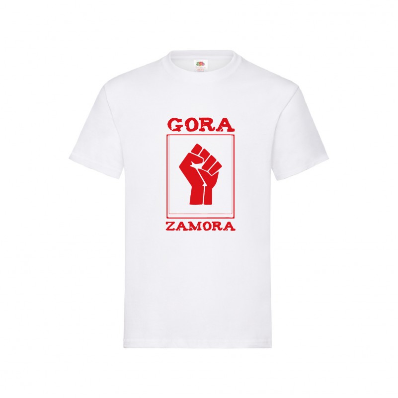 Camiseta "Gora Zamora" estampación roja