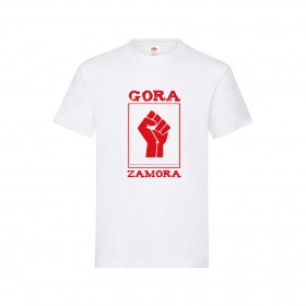 Camiseta "Gora Zamora" estampación roja