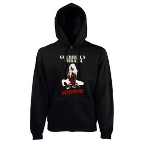 Sudadera cremallera "Destrípate"