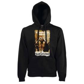 Sudadera cremallera "Apátridas"