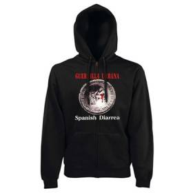 Sudadera cremallera "Spanish Diarrea"