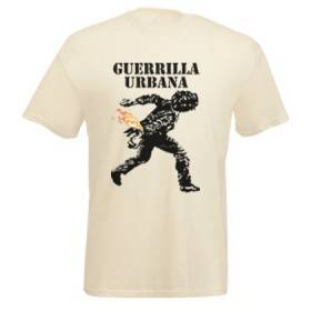 Camiseta "Guerrilla Logo Negro"
