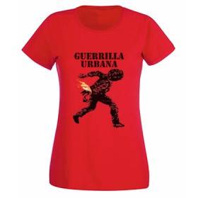 Camiseta "Guerrilla Logo Negro"