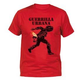 Camiseta "Guerrilla Logo Negro"