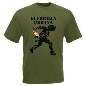 Camiseta "Guerrilla Logo Negro"
