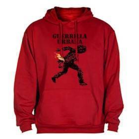 Sudadera "Guerrilla Logo Negro"