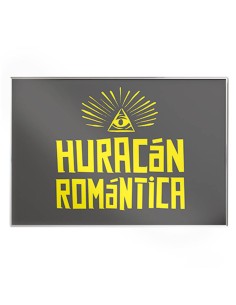 Imán acrílico "Logo Clásico amarillo"