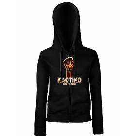 Sudadera cremallera "Adicto"
