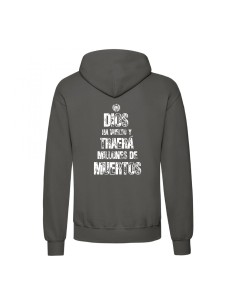 Sudadera "Logo Calavera" + "Dios ha vuelto" trasera 2