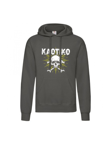 Sudadera "Logo Calavera" + "Dios ha vuelto" trasera