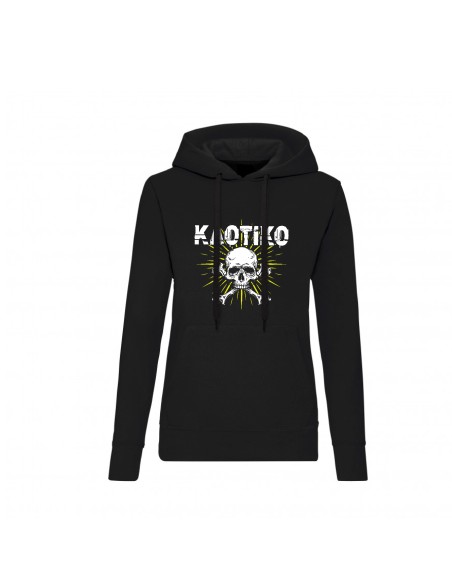 Sudadera "Logo Calavera" + "Dios ha vuelto" trasera