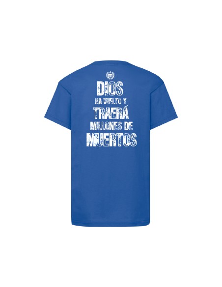 Camiseta "Logo Calavera" + "Dios ha vuelto" trasera