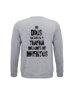 Sudadera de algodón orgánico "Logo Calavera" + "Dios ha... 2