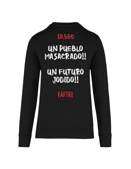 Sudadera sin capucha "18.500" con trasera