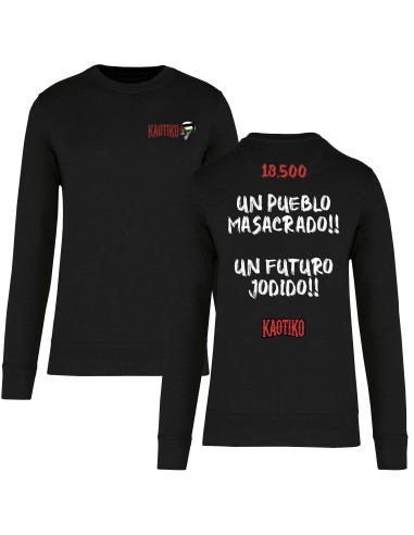 Sudadera sin capucha "18.500" con...