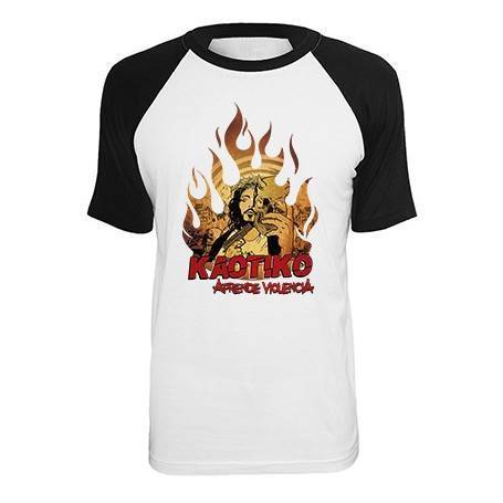 Camiseta ranglan "Portada Aprende Violencia"