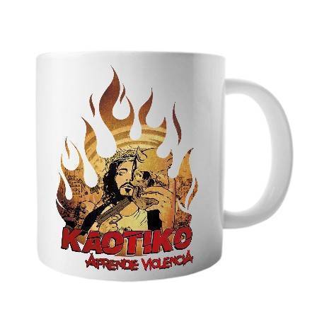 Taza cerámica "Portada Aprende Violencia"