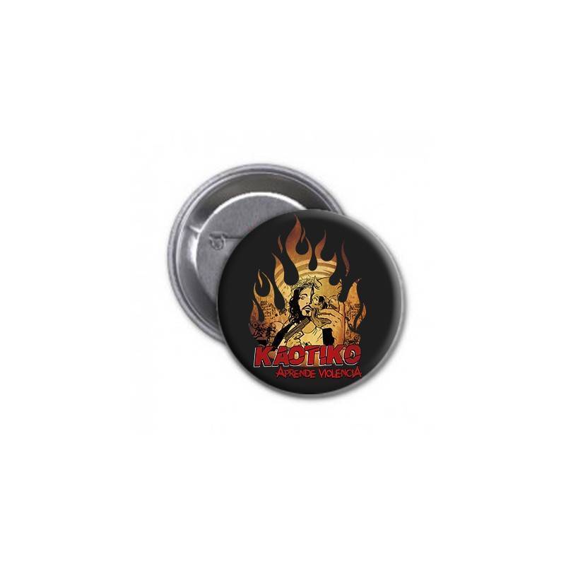 Chapa "Portada Aprende Violencia"