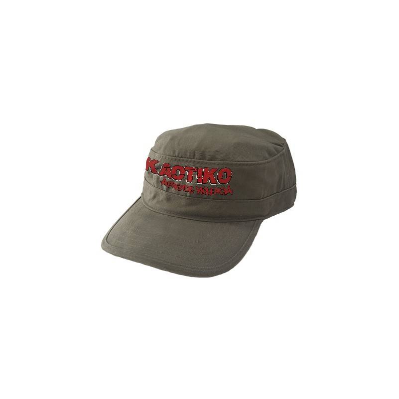 Gorra militar "Logo Aprende Violencia"