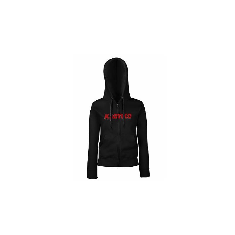 Sudadera cremallera "Logo Rojo"