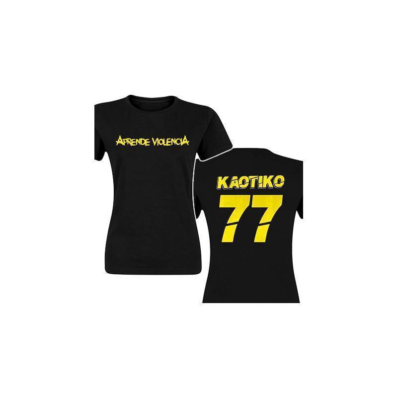 Camiseta "77" con trasera