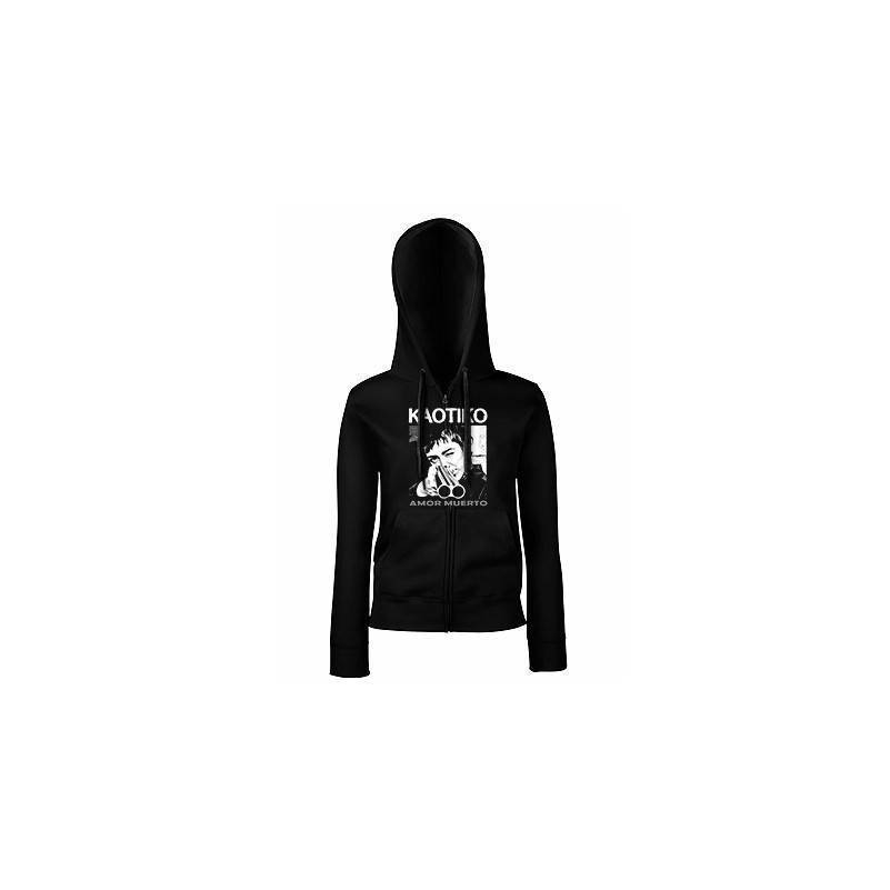 Sudadera cremallera chica "Amor Muerto"
