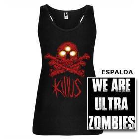 Camiseta "We Are Ultra Zombies Rojo" con trasera