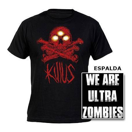 Camiseta "We Are Ultra Zombies Rojo" con trasera