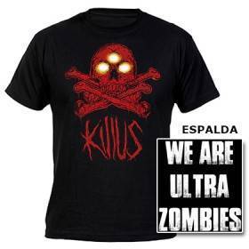Camiseta "We Are Ultra Zombies Rojo" con trasera