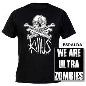 Camiseta "We Are Ultra Zombies Blanco" con trasera