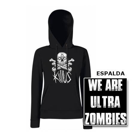Sudadera "We Are Ultra Zombies Blanco" con trasera 2